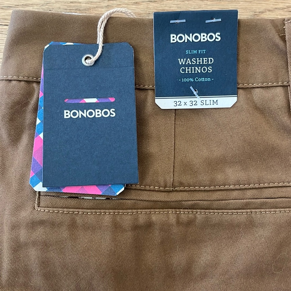 Bonobos slim leg washed Chinos. 32/32